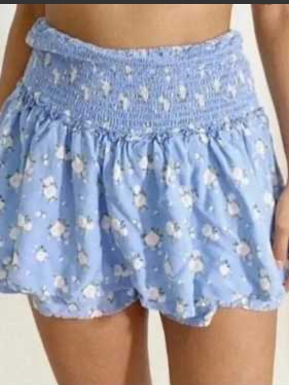 y2k Hollister Smoked Flowy  Skort skirt XS